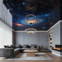 Натяжной потолок в гостиную