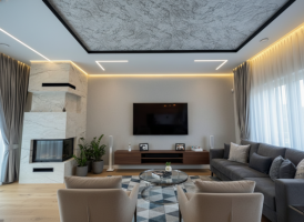 Натяжные потолки с подсветкой