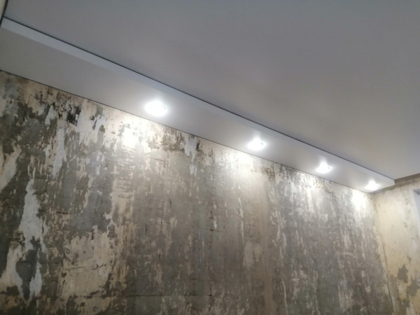 Пример многоуровневого натяжного потолка