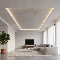 Двухуровневые натяжные потолки