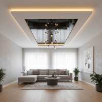 Натяжной потолок в зал